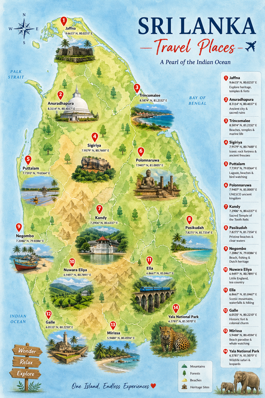 Sri Lanka Map